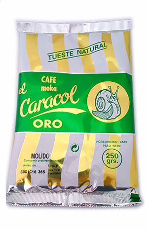 Café natural Caracol Oro 250grs