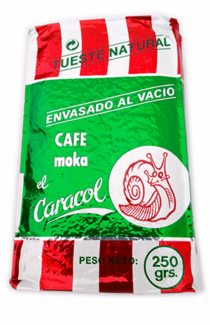 Café natural Caracol 250grs al vacío