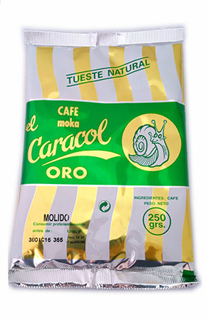 Café natural Caracol Oro 250grs